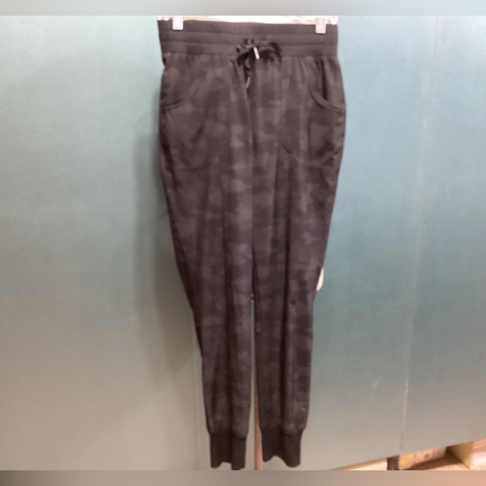 NWOT nylon camo joggers